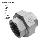 【LTC】304 Stainless Steel Union Patente Coupling Female Thread Union Pipe Fitting