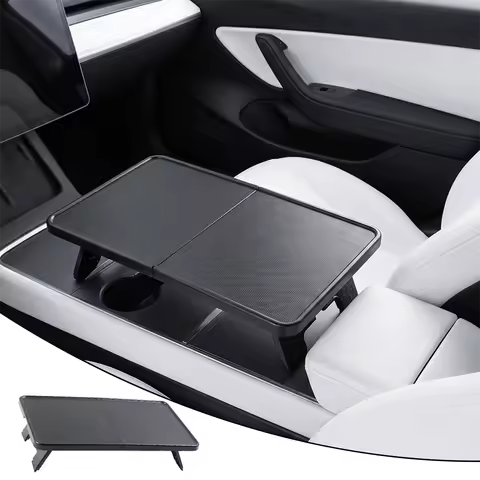 For Tesla Model 3 Highland Model Y Juniper Model Y Model 3 Model YL Foldable Car Center Console Tabl