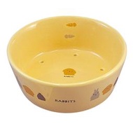 MARUKAN 愛兔 寵貂 龍貓 天竺鼠 小動物陶瓷食盆 水碗 飼料盆 ES-13（φ125×H50mm）座式圓型食碗