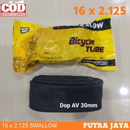 Ban Dalam 16 x 2 125 l 2 00 l 2 10 l 2 20 l 2 30 Sepeda anak BMX Lipat Ukuran 16 dan Untuk Sepeda Listrik 16 inch Murah