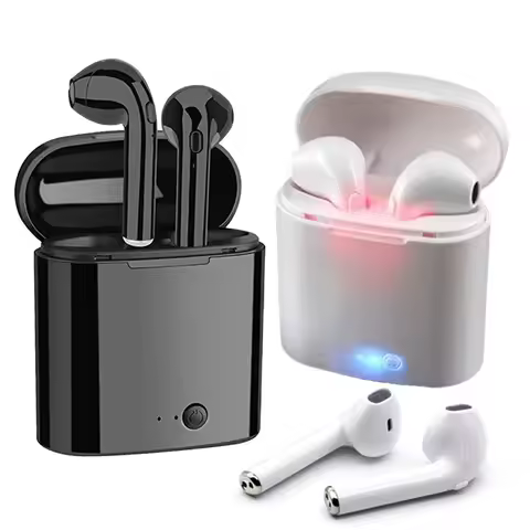 i7s tws Wireless Headphones Bluetooth 5.0 Earphones sport Earbuds Headset With Mic Charging box Head