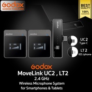 Godox Microphone MoveLink UC2 LT2 สำหรับ Smartphones & Tablets Wireless Microphone 2.4GHz  -รับประกั