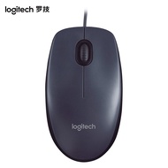 Tetikus Berwayar Logitech M91P (Gaya Tetikus M90) Tetikus Pejabat Rumah USB
