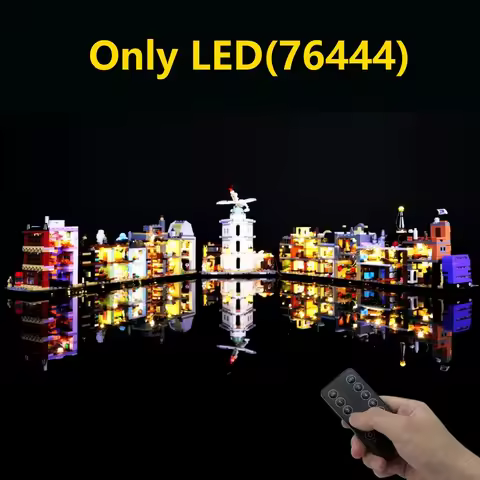 LED lighting kit for Lego 76444 mini Diagon Alley building block bricks (only light no model)