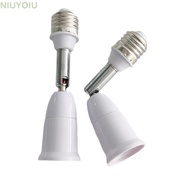 NIUYOIU Bulb Socket, Flexible E27 to E27 LED Lamp Base, Extension Wall Base Holder Light Base Extend