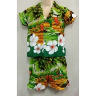 Hawaii Set Baby /Baju Hawaii Budak Pasang