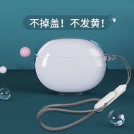 【Fashion】Case for Baseus AirGo AS01/AS10/AirGo 1i Ring/AirGo 1 Ring TPU Transparent Earphone Soft Co