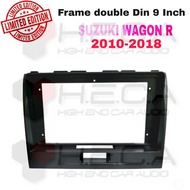 Frame 9 inch Suzuki WAGON R 2010-2018 Double Din 9" Head Unit Android Tape 2din