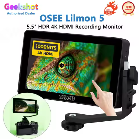 OSEE Lilmon 5 1000 Nits High-Bright 5.5 inch Touch Screen DSLR Camera Field Monitor with 3D LUT HDR 