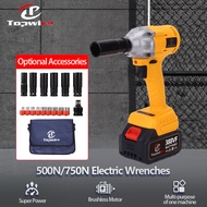 Topwire 500Nm/750Nm Multifunctional Electric Brushless Wrench 6 Sizes Rechargeable Electric Brushles