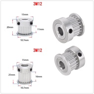 1 cái k-loại 12-18 răng 3M Puli căng đai dẫn động trục cam khe rộng 11mm/16mm lỗ khoan 3M m-10mm cho