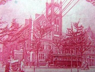 民國上海銀票-1914年(民國三年)上海交通銀行英式江海關大樓電車及碼頭鐵路繁忙景拾圓(Silver Yuan)銀票(袁世凱大總統執政時期)