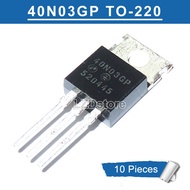 10pcs 40N03 40N03GP TO220 AP40N03P AP40N03GP TO-220 40N03 N-channel 40A/30V MOSFET Transistor new