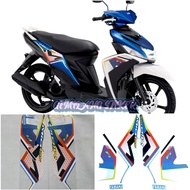 Striping Decal Polet Sticker yamaha Mio m3 125 mio125 FI 2022 Blue Puith Fullset list standard motor