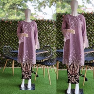 Andin root motif kebaya songket klasik kurung kebaya