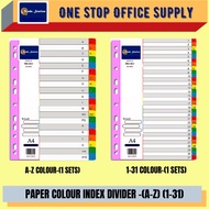 PAPER COLOR INDEX DIVIDER-(a to Z)/ (1 to 31)/INDEX DIVIDER PAPER COLOR INDEX DIVIDER/