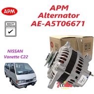 APM Alternator AE-A5T06671 - Nissan Vanette C22
