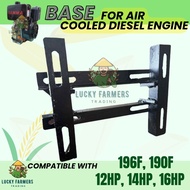 Air Cooled Diesel Engine Base for 12hp, 14hp, 16hp, 196F, 190F