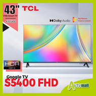 TCL 43" 43S5400 FHD Smart TV 全高清智能電視 (送藍牙耳筒及掛牆架) S5400