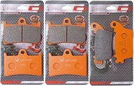 Motorcycle Carbon Fibre Brake Pads Front Rear for Compatible with Yamaha YZF R1 2015 2016 2017 2018 