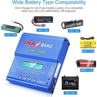 With Adapter Dual Input IMax B6AC RC Balanced Charger Multi Function Smart Battery Charger Wiring Se