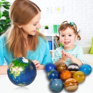 Solar System Planet Stress Ball Planet Bouncy Ball Educational Toy Bola Elastik Planet 行星弹力球
