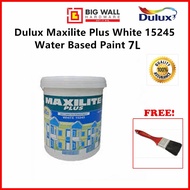 Dulux Maxilite Plus White 15245 White Suitable Interior Wall & Ceiling Water Based Paint (7L) Free P