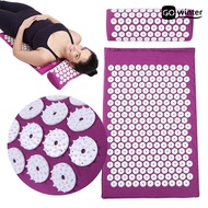 [GW]Back Body Acupressure Spike Massage Cushion Mat Acupuncture Massager with Pillow