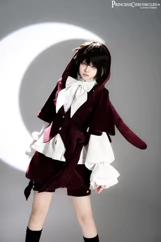 ~Hare Hunter~Vintage Red Ouji Suit With Bunny Ear Hooded Jacket by Princess Chronicles PRE ORDER / 4