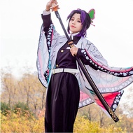12 Kochou Shinobu Cosplay Demon Slayer Kimono And Haori For Women W603
