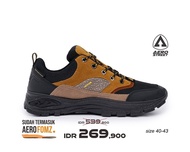Rijek Sale - Sepatu Aerostreet Active Outdoor Cokelat Original