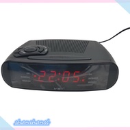 Shanshan Alarm Clock Radio with AM/FM Digital LED Display with Snooze, Battery Backup Function