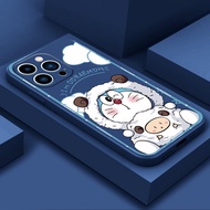 Case iPhone 13 Pro Max 13PRO 12PRO 13PROMAX 12PROMAX 12MINI 13MINI 12 MINI 12 Pro Max MF030A Silicone Doraemon fall resistant soft Cover phone Case