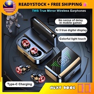 READY STOCK🇲🇾 TWS M31-B Earbuds with Powerbank Wireless Bluetooth Earphone True Mirror Digital Heads