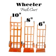 Hand Truck Push Cart Wheeler Trolley 6'', 8'', 10'' up to 250kgs Makapal Matibay