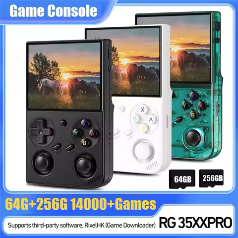 RG35XX PRO Video Game Console Linux Support 3.5" IPS 14000+ Games 64G+ 256G TV Output Game Player Su