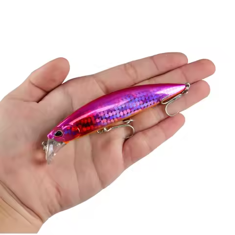 1pc 30g/10.5cm Long-cast Sinking Minnow Wobbler for Trolling Bass Fishing Bait Wobbler Long Sinking 