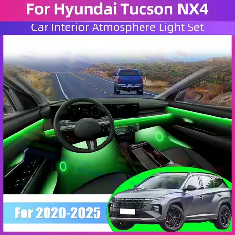 64RGB Car Interior Acrylic Car Ambient Lights Hidden Acrylic Strip Decoration Atmosphere Accessories