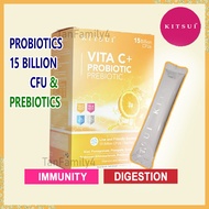 Kitsui Vita C with Probiotic & Prebiotic (1's) 15g Vitamin C 15 Billion CFUs Probiotics