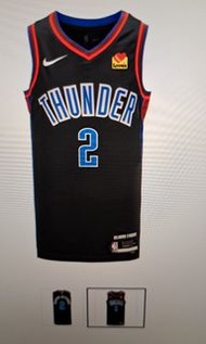 NBA Oklahoma City Thunder City Authentic jersey