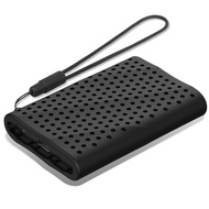 Lacdo Silicone Carrying Case for Samsung T9 Portable SSD 1TB 2TB 4TB, Soft Silicone Sleeve, Travel P