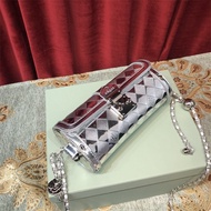 Cylindrical Premium Mirror Silver Baby Dragon Crossbody Shoulder Lock Bag Light Luxury Female New St