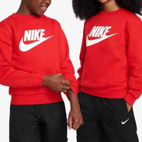 Nike Official Genuine Big Kids' Fashion Casual Lightweight Soft Fleece Hoodie FD2992-657