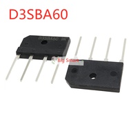 5pcs D3SBA60 D3SB60 universal rectifier bridge rectifier bridge stack 3A 600V row bridge flat bridge