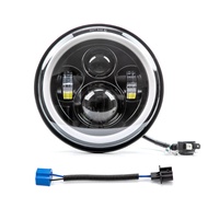 Harley Wrangler Headlight 23cm 60W4 Beads Angel Eye H4 to H13 Adapter led Headlight Extension Adapte