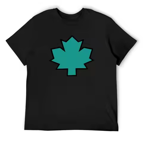 Total Drama Island Owen Maple Leaf Emblem T-Shirt clothes for a boy summer tops croswit shirt man me