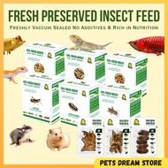 Eco-Fresh Insect Feeder Worm feed Reptile food fish feed Hamster treats Superworm Mealworm Cricket S
