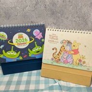 2026 Disney Triangle Desk Calendar Pooh Toy Story Three-Eyed Monster 36K Flat Monthly Cartoon 115 Ye