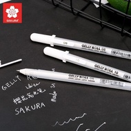 ปากกาสีขาว Sakura Gelly Roll Classic white pen ปากกาเขียนกระดาษดำ ปากกาหมึกสีขาว 05 / 08 / 10 มม.