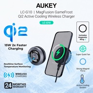 Aukey LC-G10 MagFusion GameFrost Qi2 Magnetic Fast Wireless Charging Active Cooling (24 Months Warra